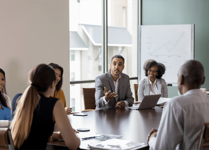Board Members at a table