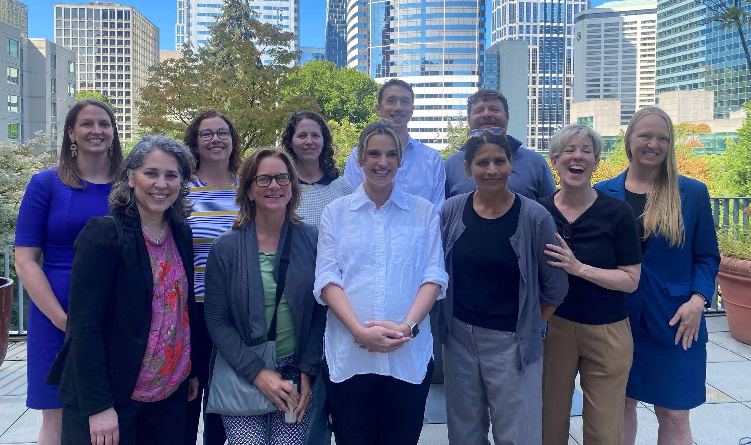 Executive Director Cooley with Climate Pollution Reduction Grant Project Management Team at press event